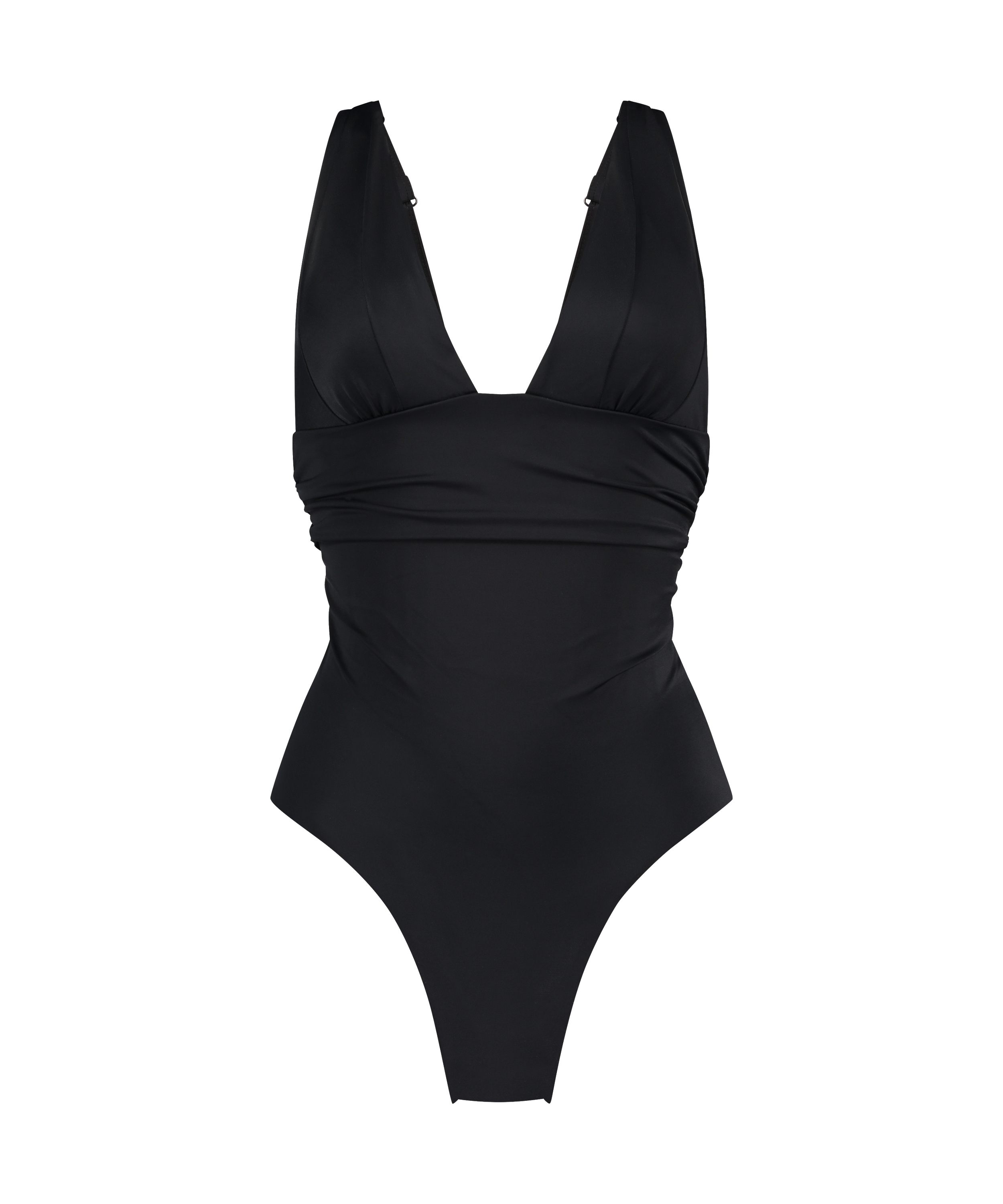 Luxe Shaping Swimsuit, Black, main