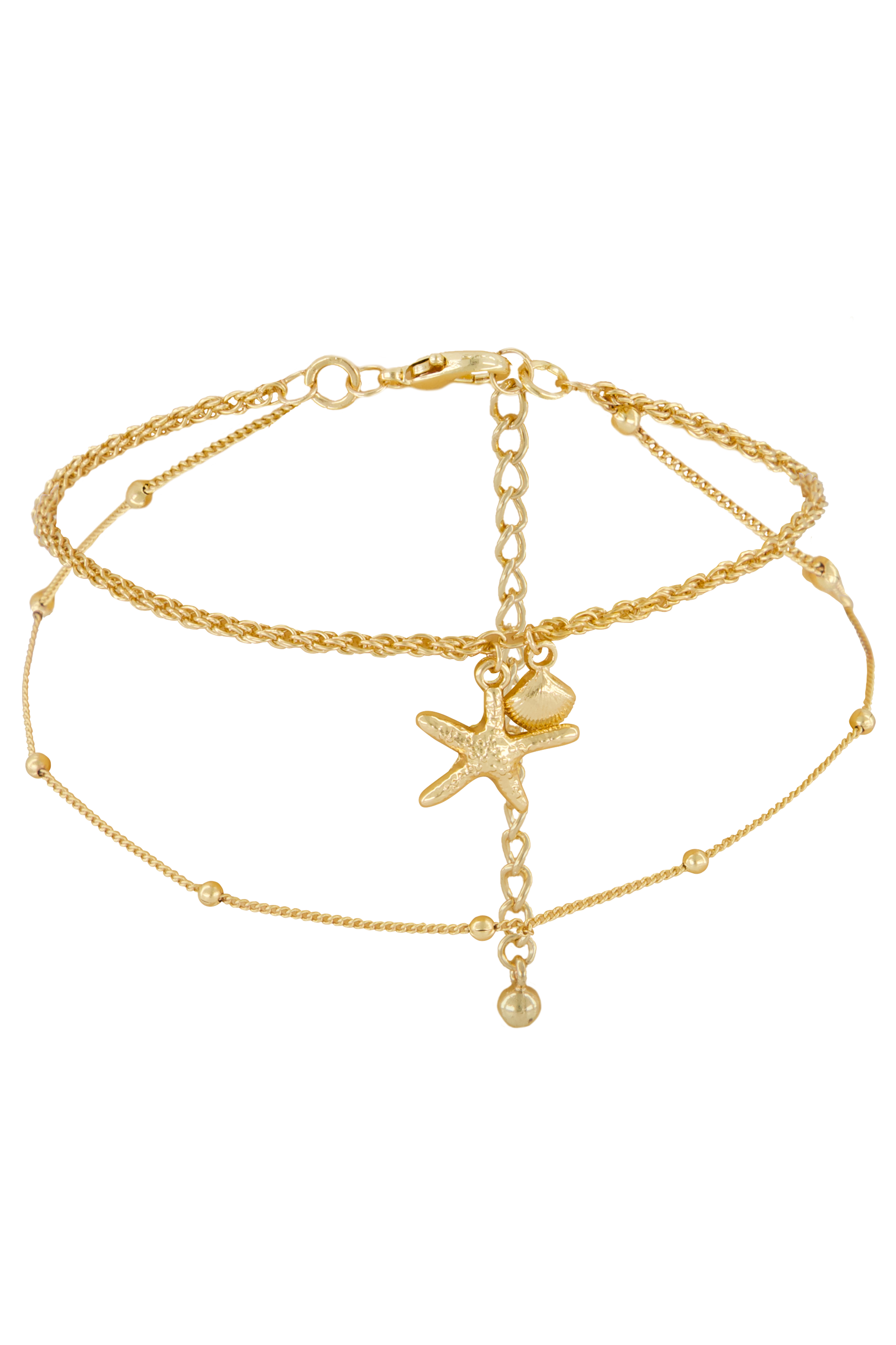 Ankle Chain, Yellow, main