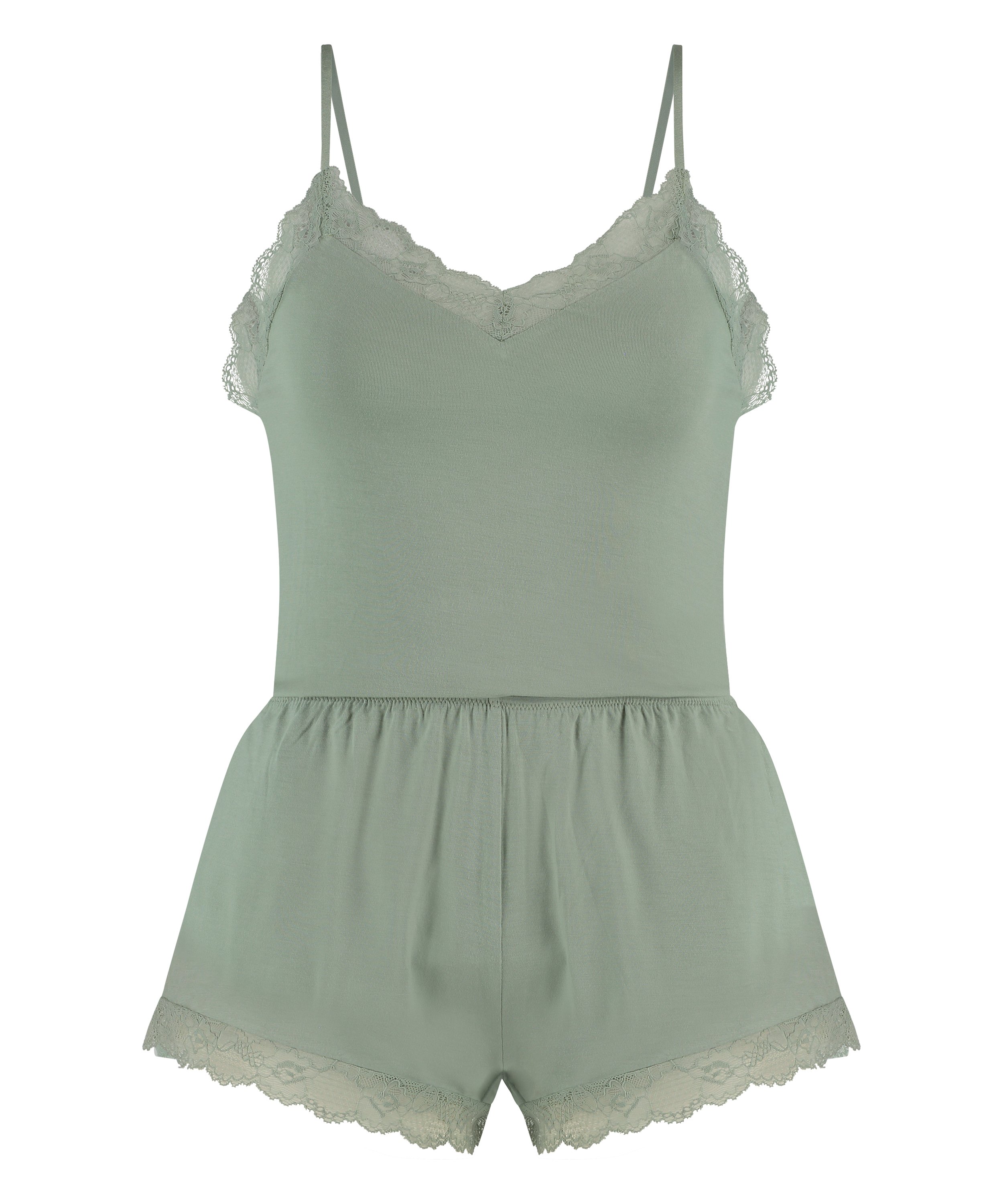 Cami Short Pyjama Set, Green, main