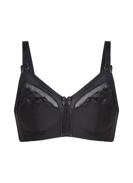 Sara Non-Padded Non-wired Bra, Black