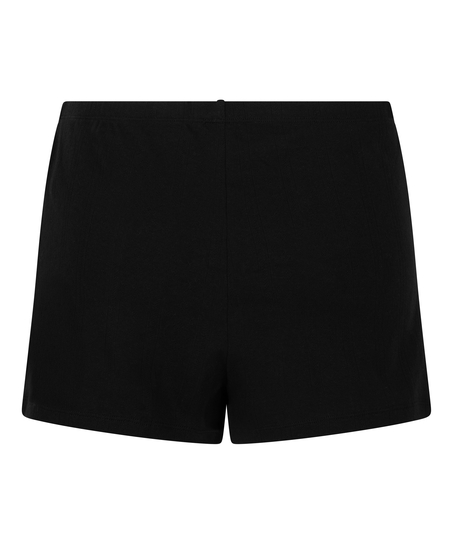 Pointelle shorts, Black