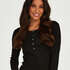 Long-Sleeved Pyjama Top , Black