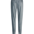 Velour Rib Jogging Pants, Blue