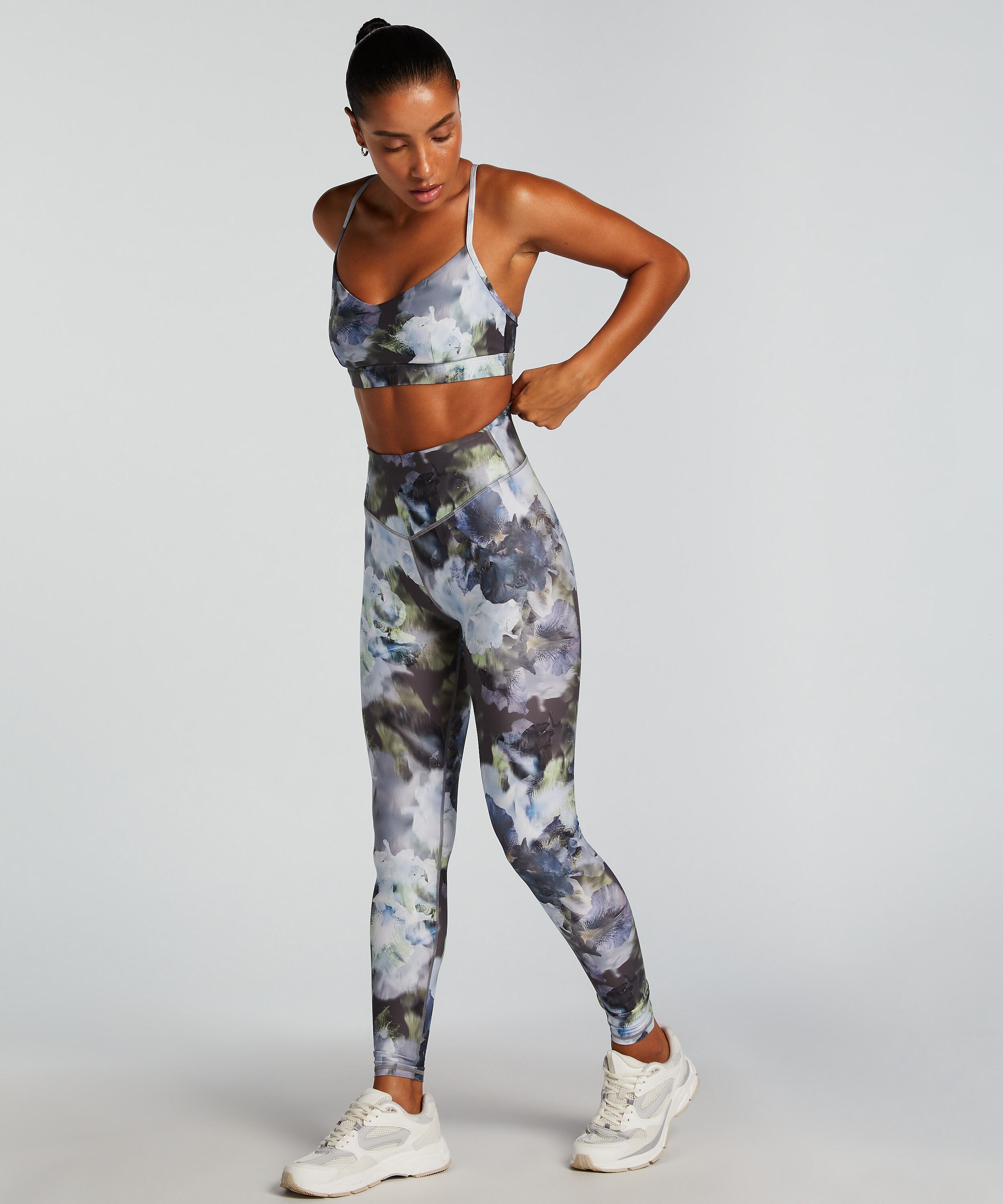 HKMX High Waist Leggings, Grey