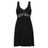 Nora Lace Slip Dress, Black