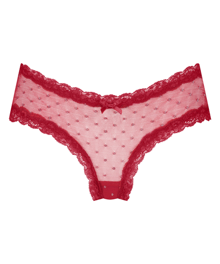 V-shape Mesh Brazilian, Red