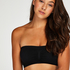 Seamless bandeau top, Black