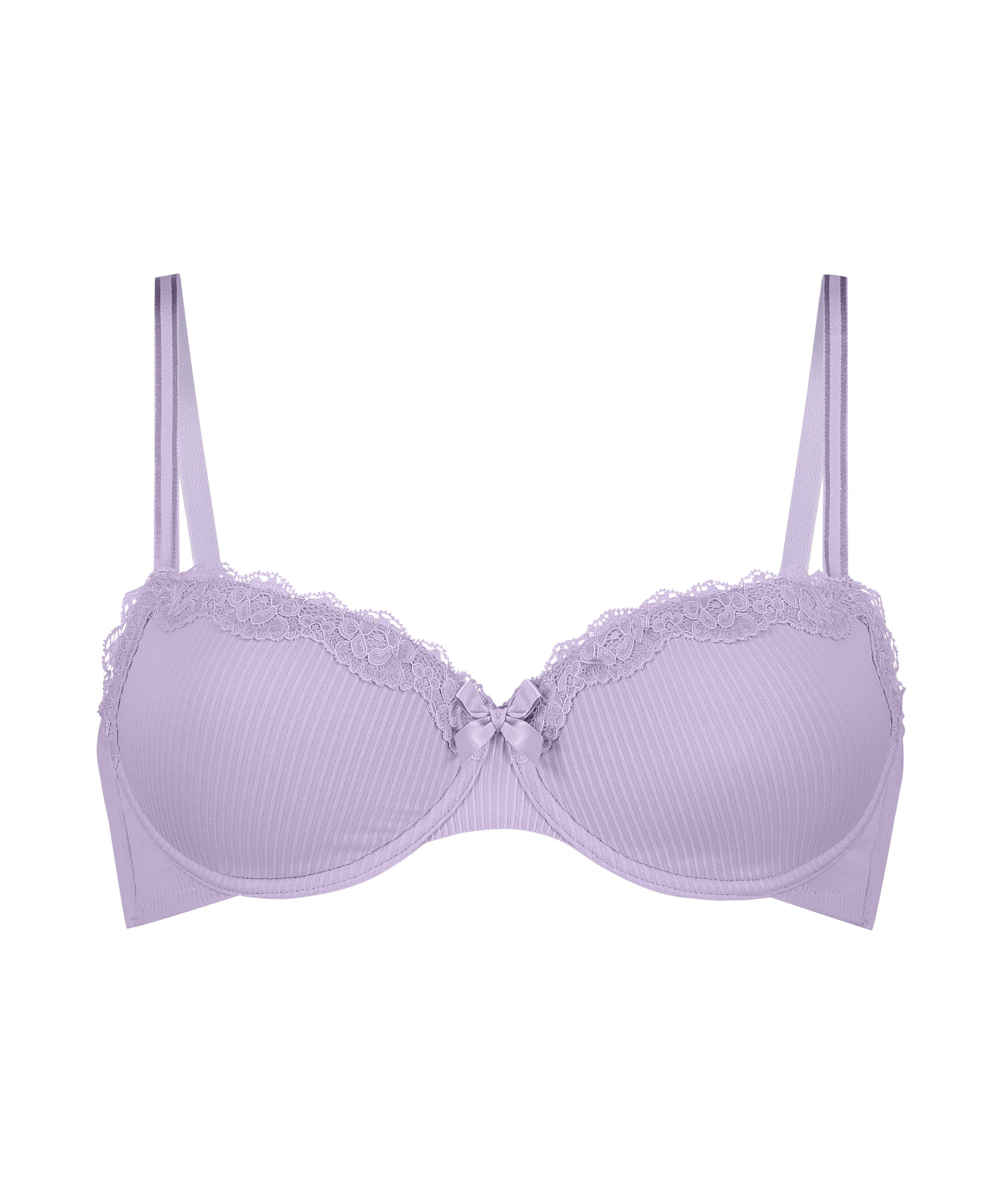 Lola Padded Underwired Bra, Purple, main