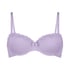 Lola Padded Underwired Bra, Purple