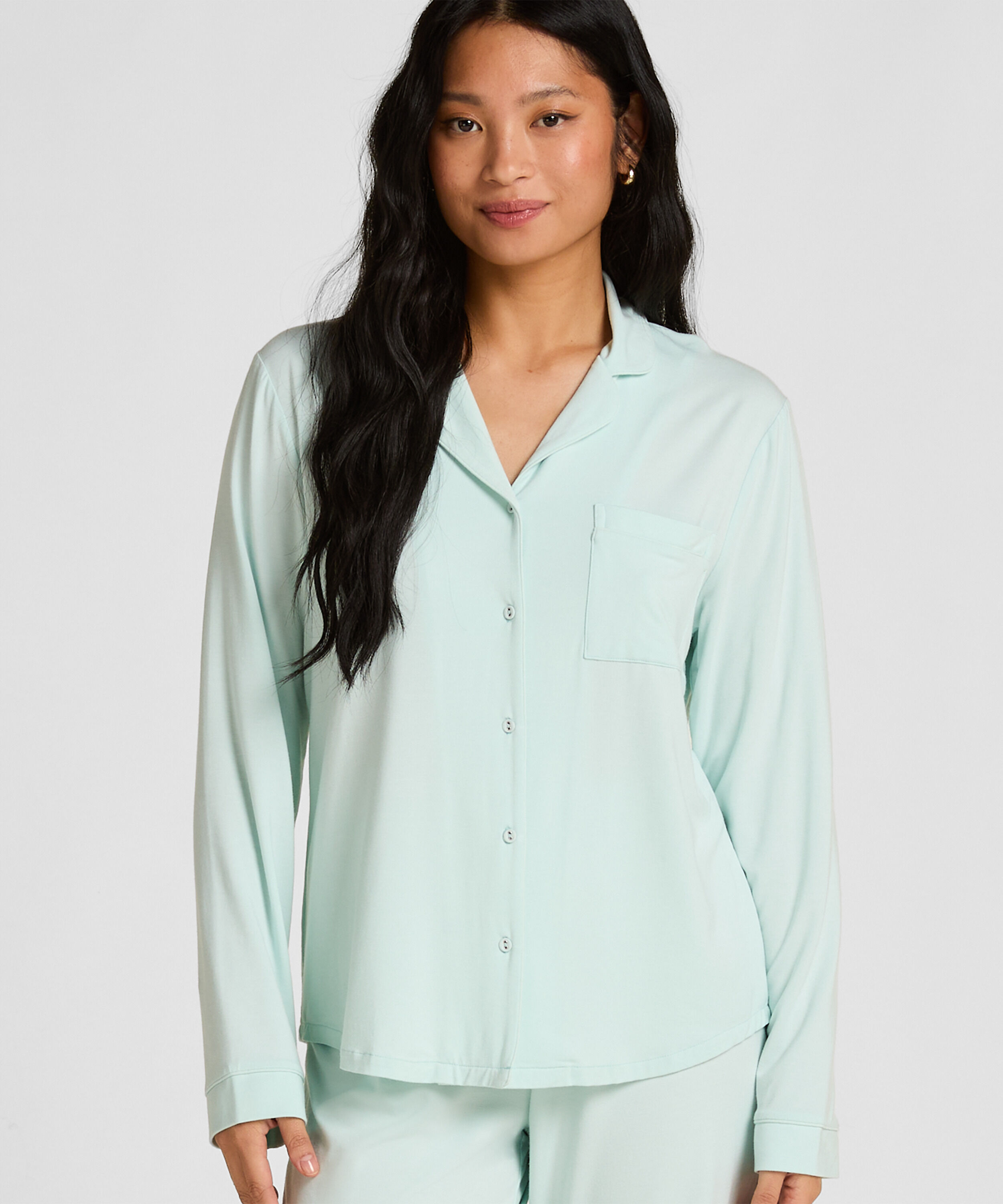 Essential Jersey Long-Sleeved Jacket, Blue