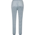 Velour Jogging Pants Pin-tucked, Blue