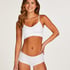 Seamless strappy top, White