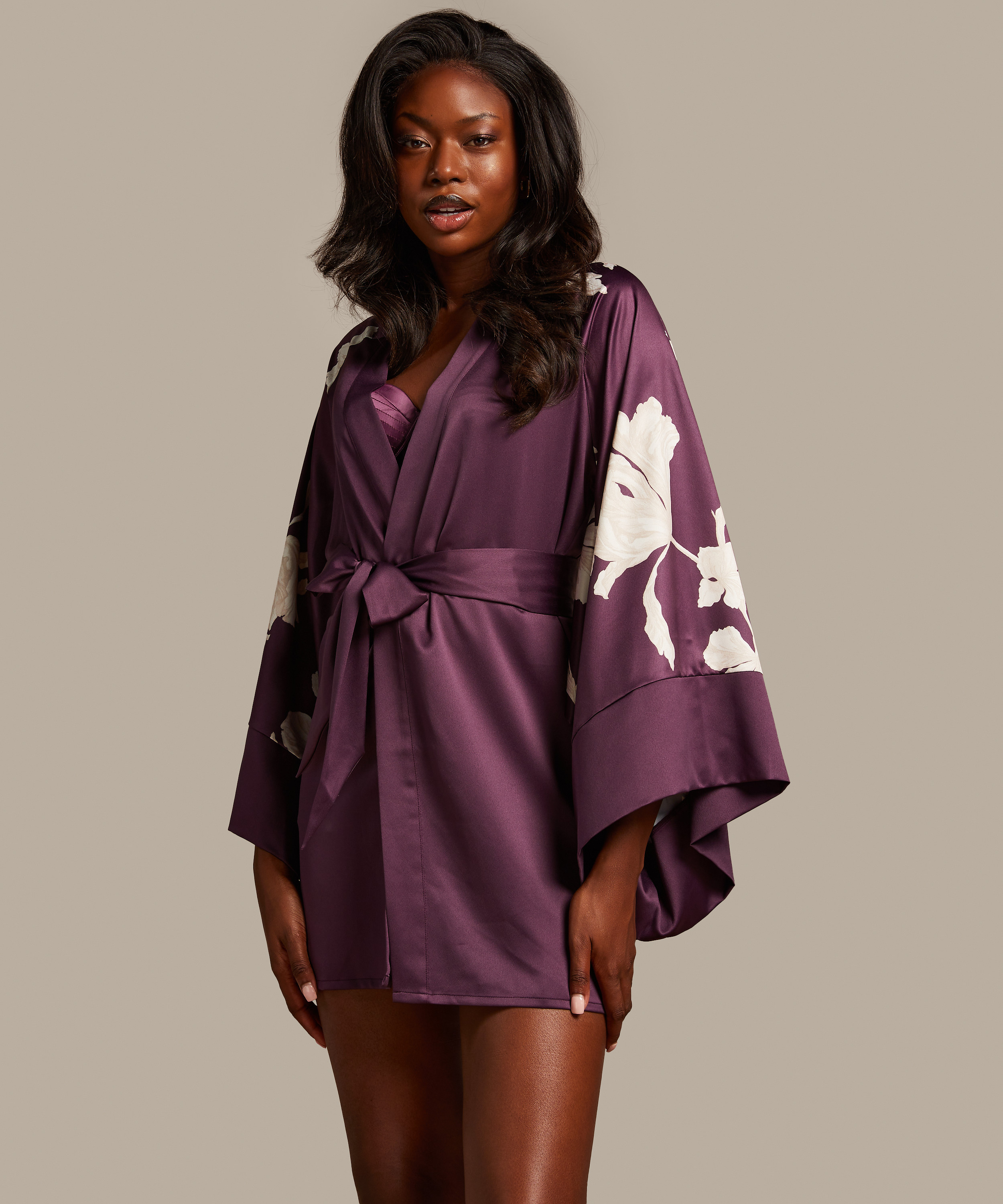 Isla Kimono, Purple, main