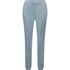 Velour Jogging Pants Pin-tucked, Blue