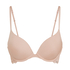 Angie Padded Underwired Push-Up Bra, Beige