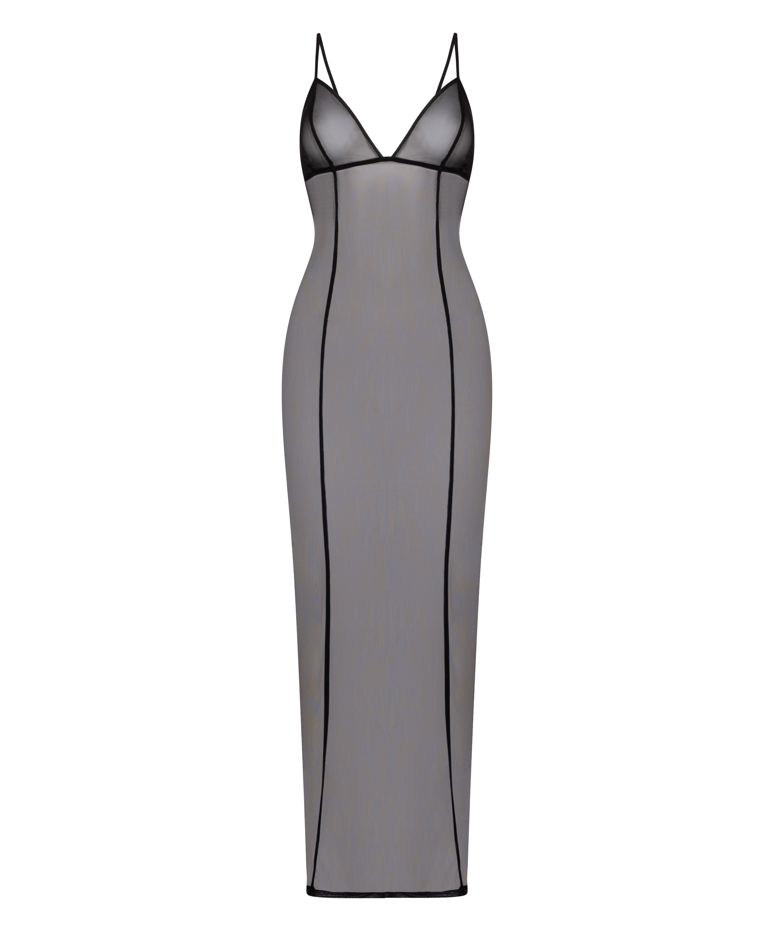 Maxime Slip dress, Black, main