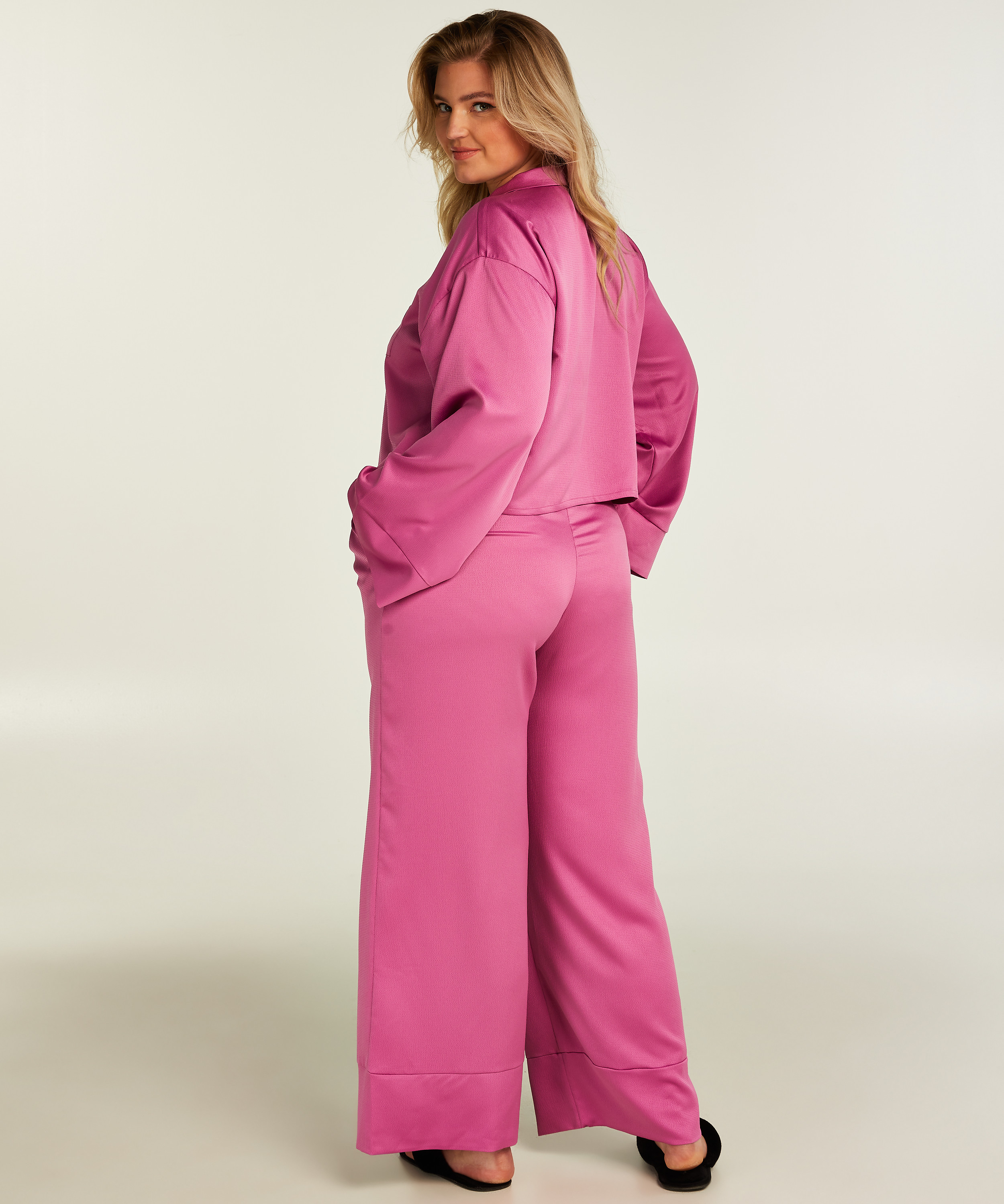 Satin Trousers, Purple, main
