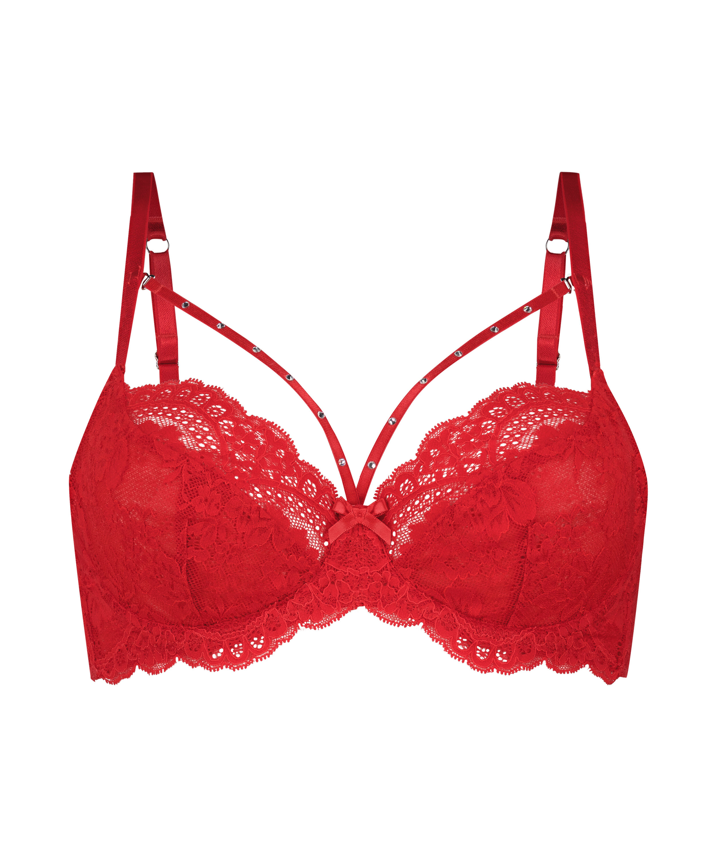 Mariah Non-Padded Underwired Bra, Red