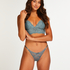 High-cut thong Corby, Blue
