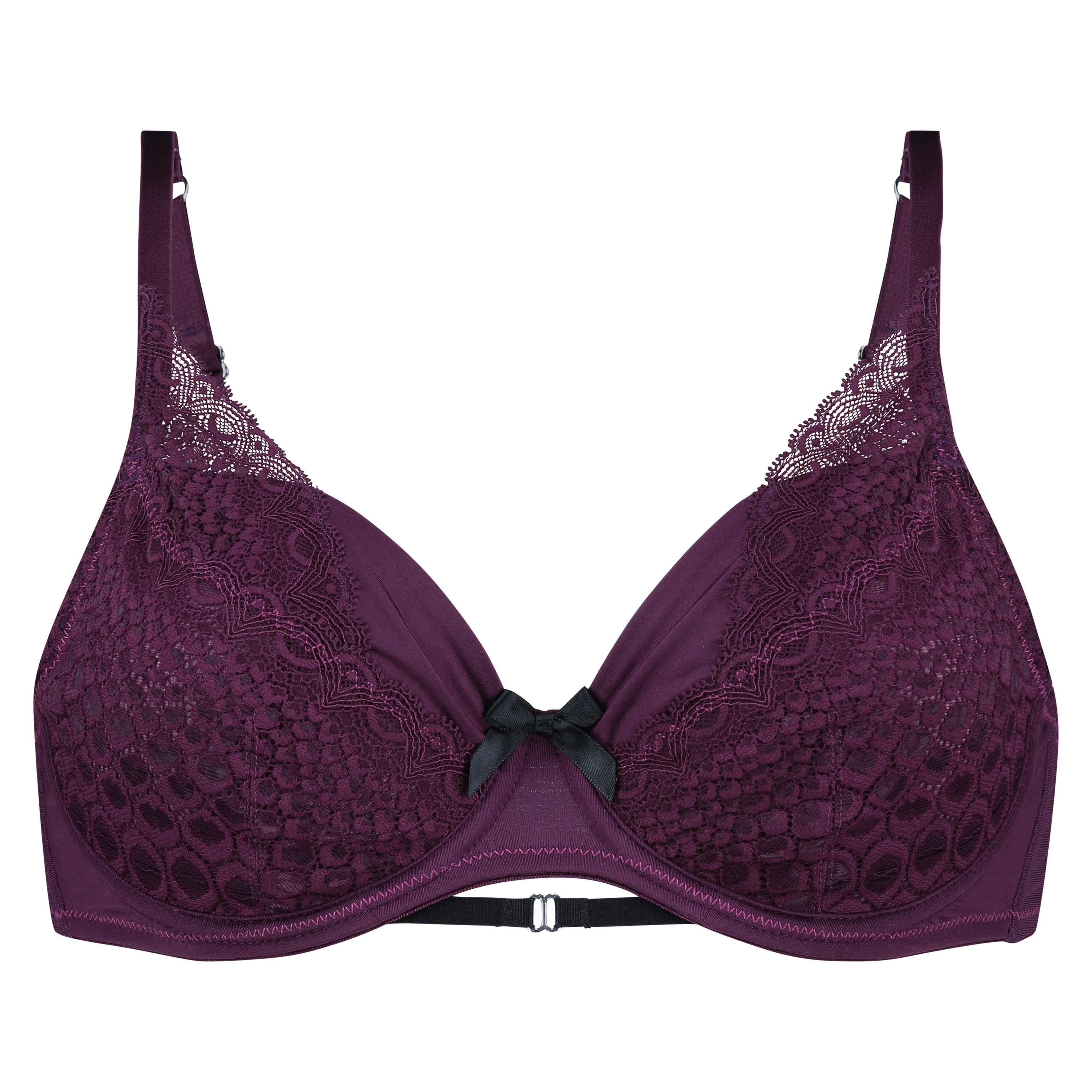 Selene Non-Padded Underwired Bra, Purple, main