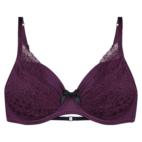 Selene Non-Padded Underwired Bra, Purple