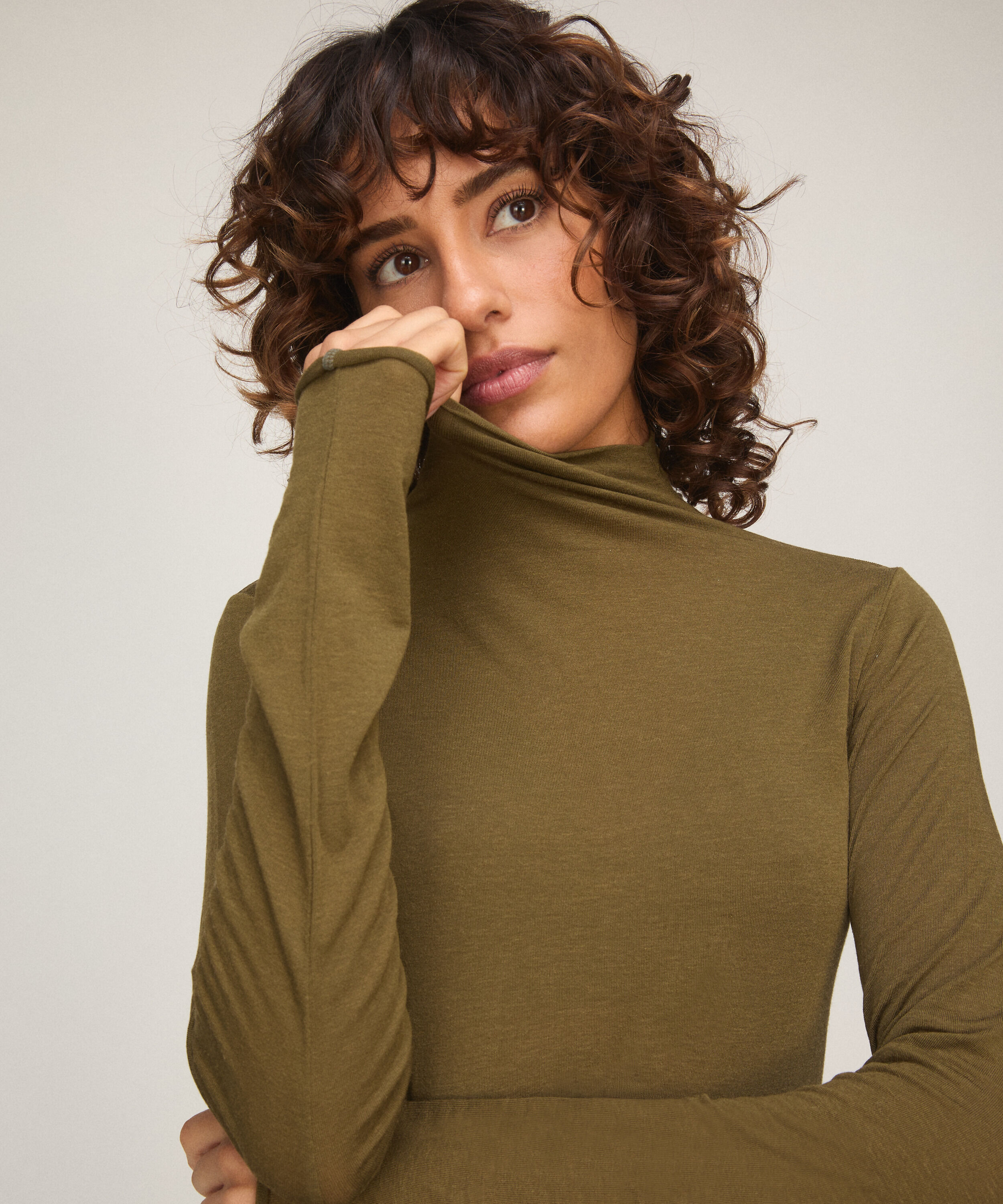 super soft Turtleneck shirt with Cashmere