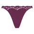 Lace & Shine Thong, Purple