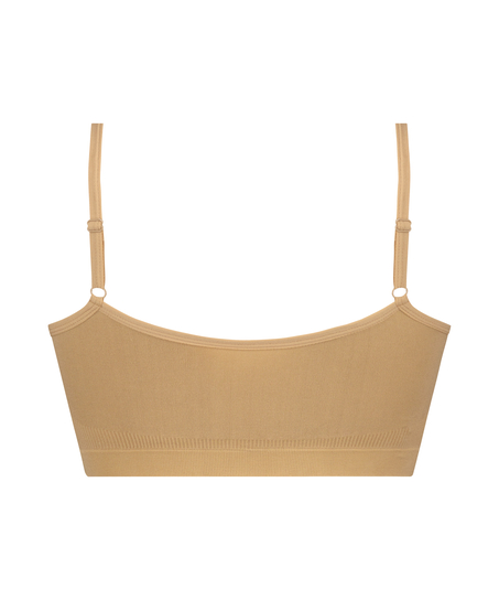 Strappy bralette, Beige