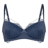 Pearlene Padded Underwired Bra, Blue