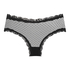 V-shape Mesh Brazilian, Black