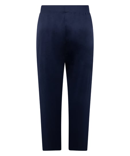 Velours Pyjama Pants, Blue
