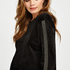 Velvet Shimmer maternity top, Black