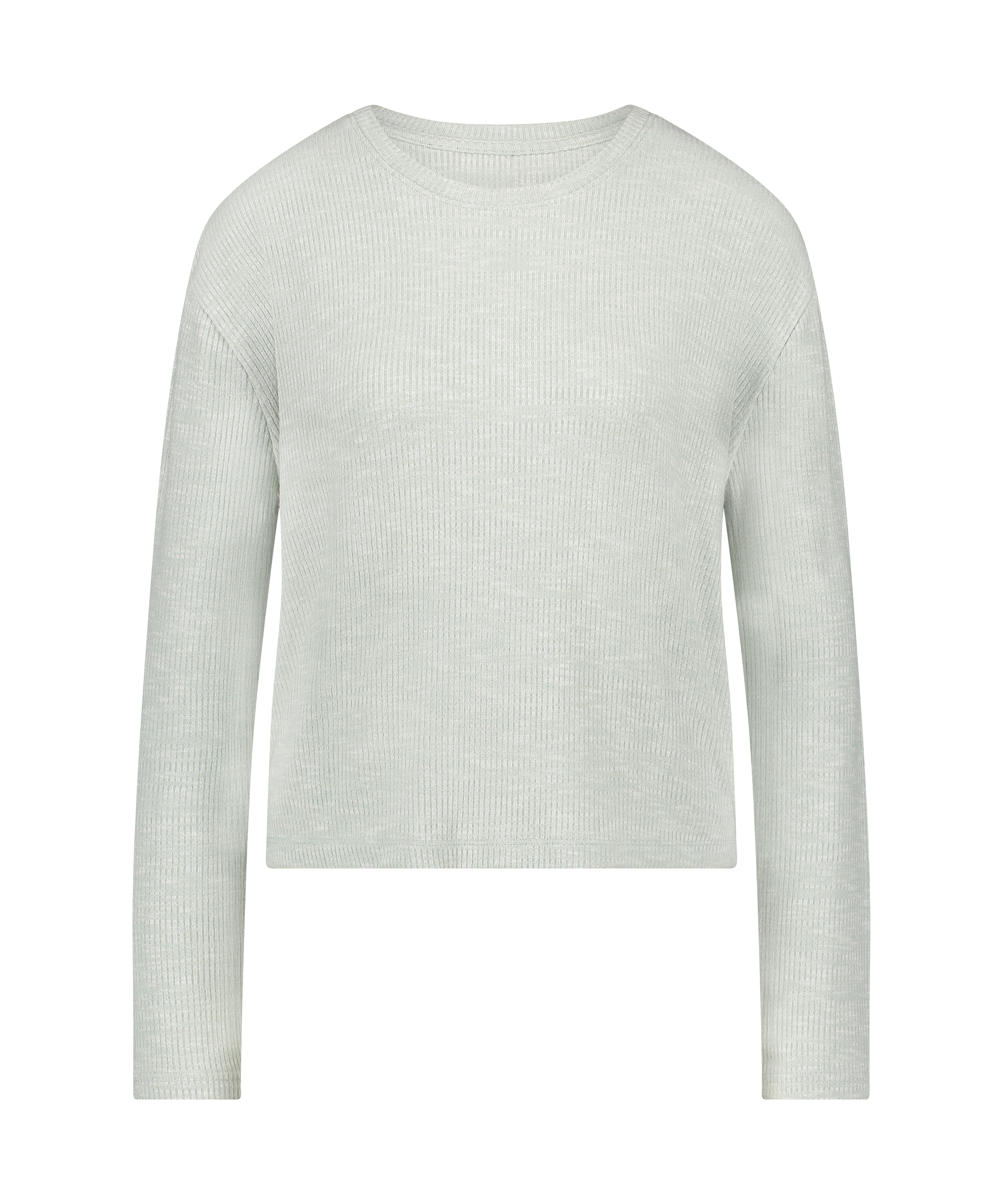 Long-Sleeved Pyjama Top, Green, main