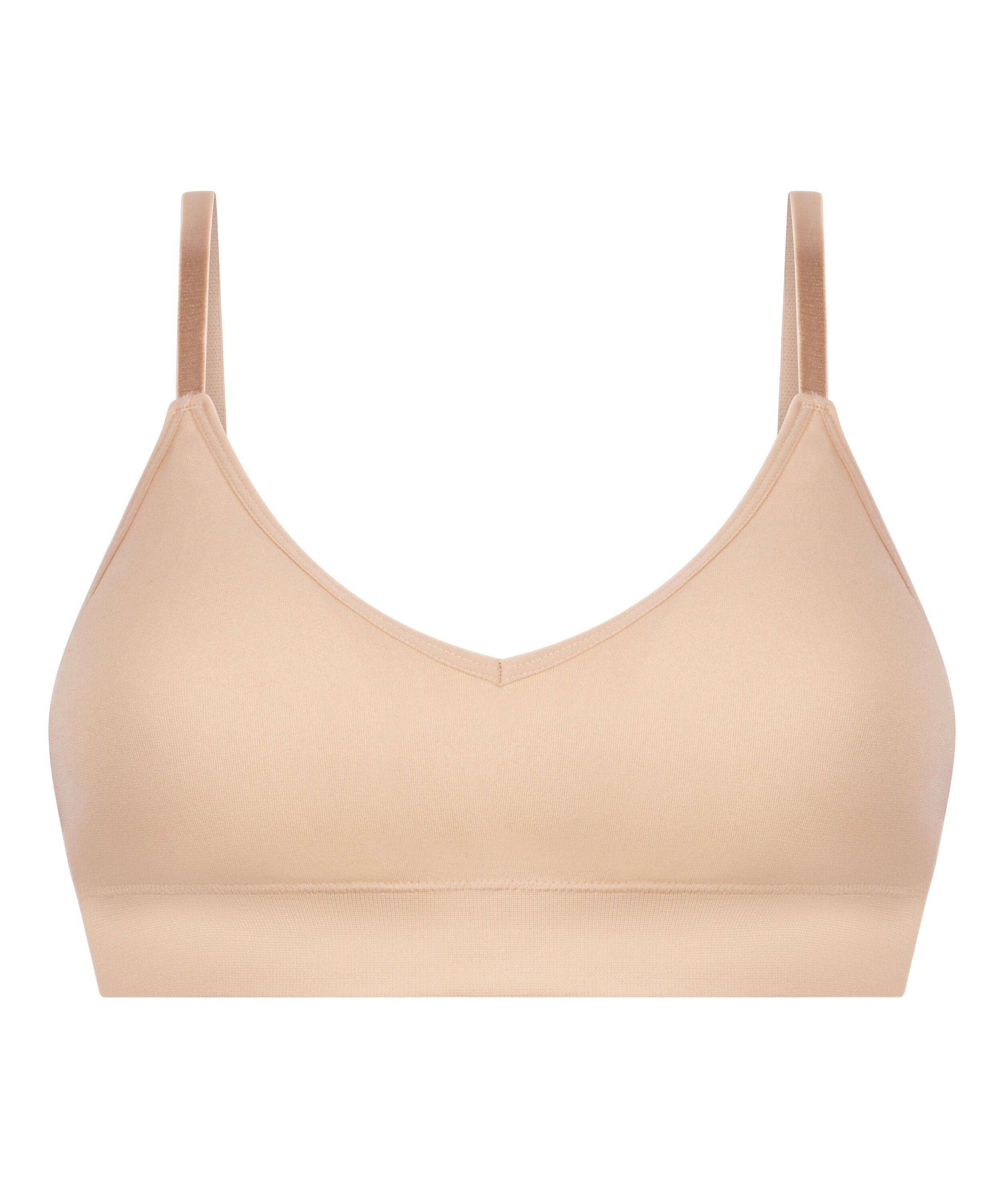 Dide Triangle Bralette, Beige