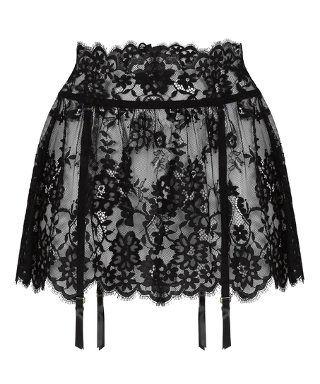Lace Skirt, Black