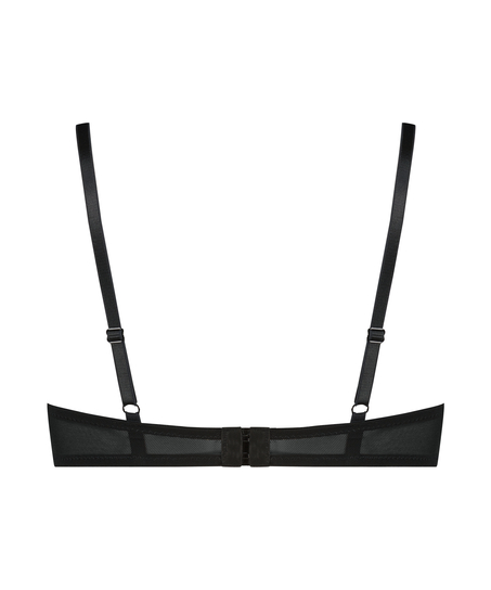 Sia Padded Underwired Push-Up Bra, Black