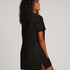 Round Neck Nightshirt, Black