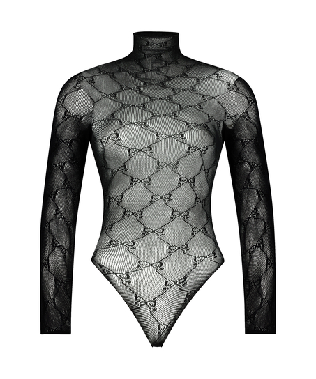 Hunkemöller Fishnet Body, Black