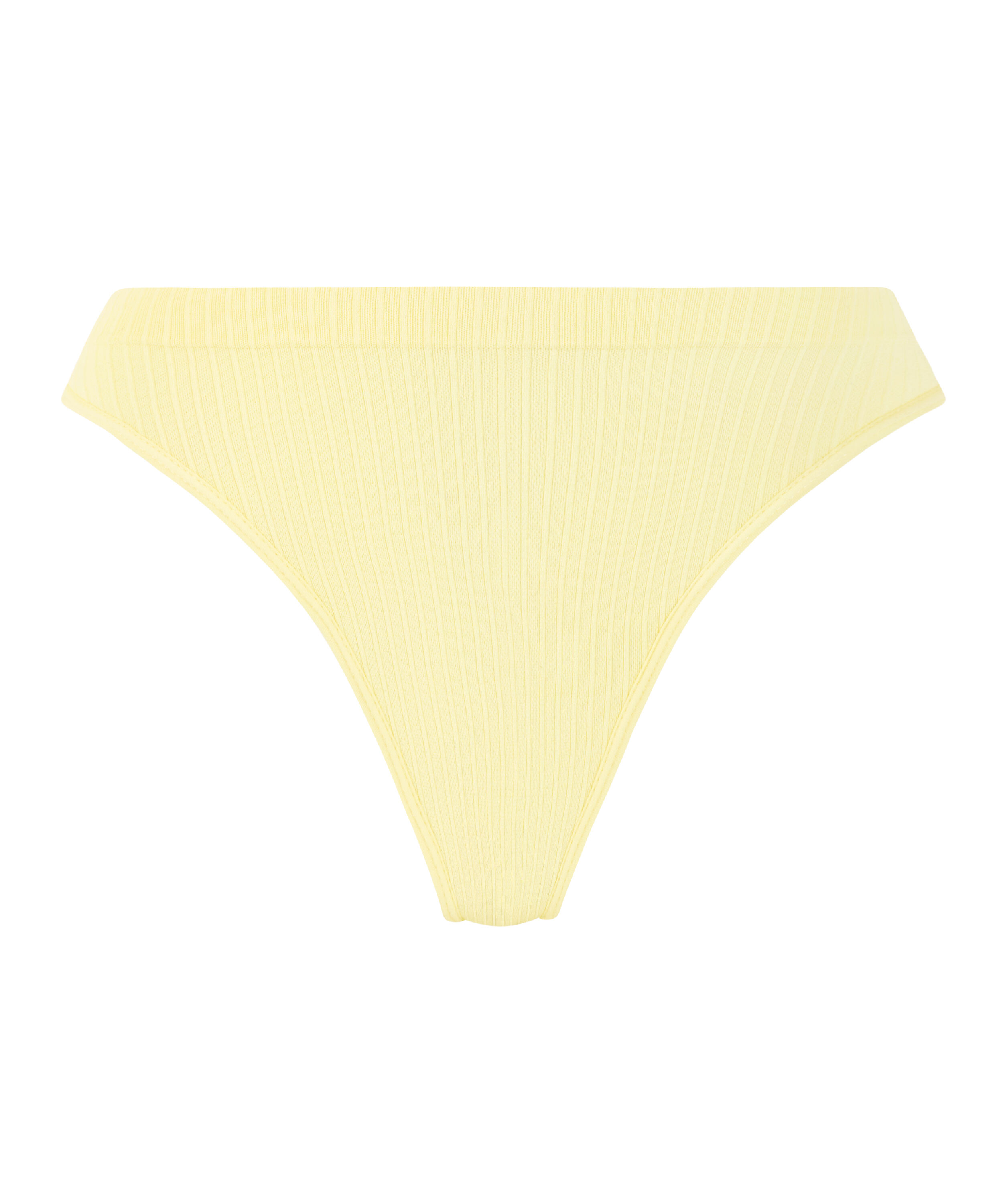 Dianne High Leg Thong, Yellow