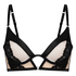 Nisha Non-Padded Underwired Longline Bra, Black