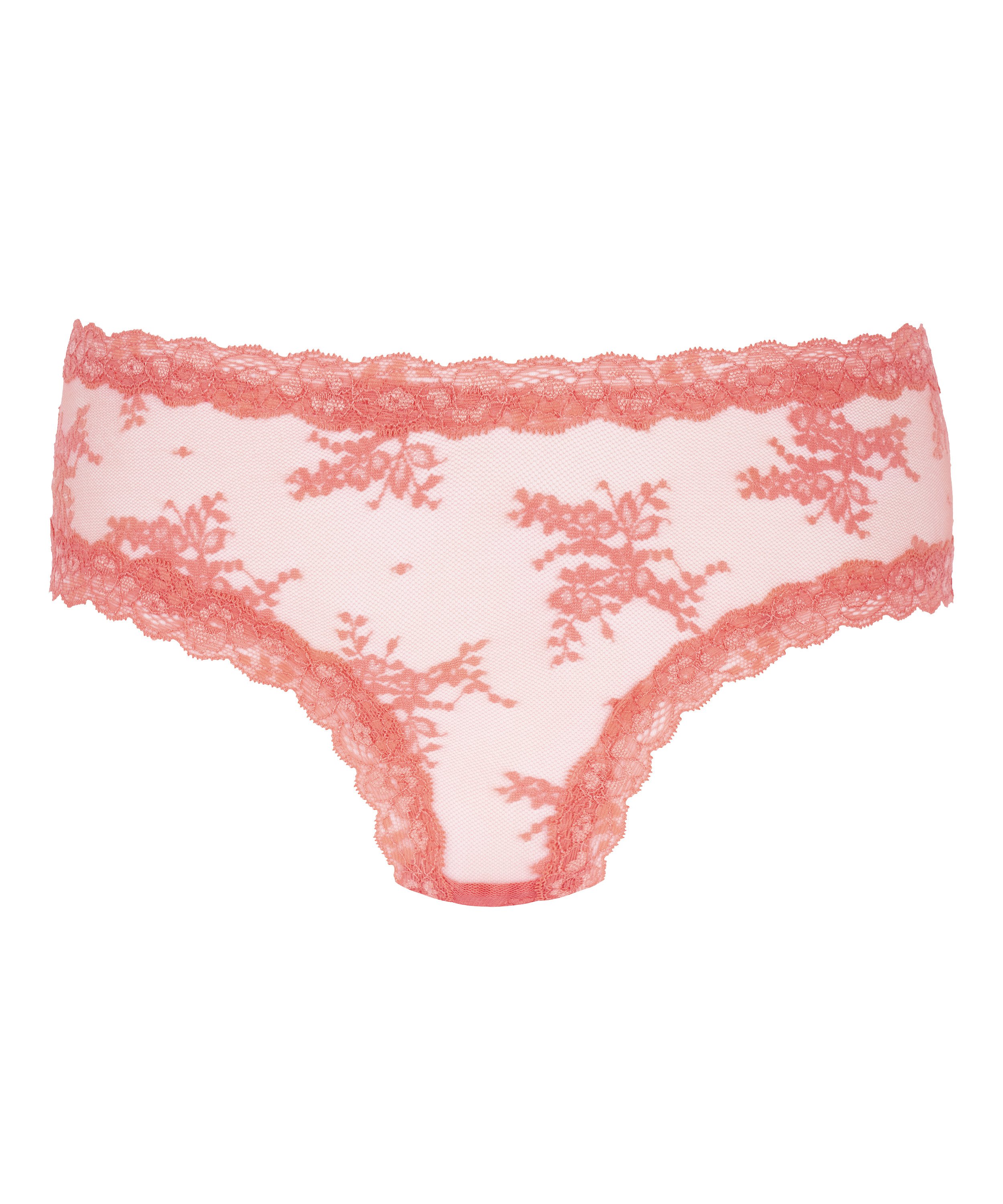 V-shape Mesh Brazilian, Pink, main