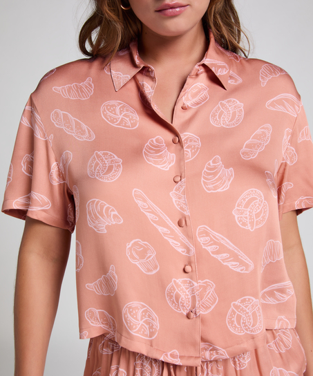 Springbreakers Pyjama Top, Beige