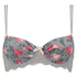 Padded underwired bra Lily Sweetheart, Grey