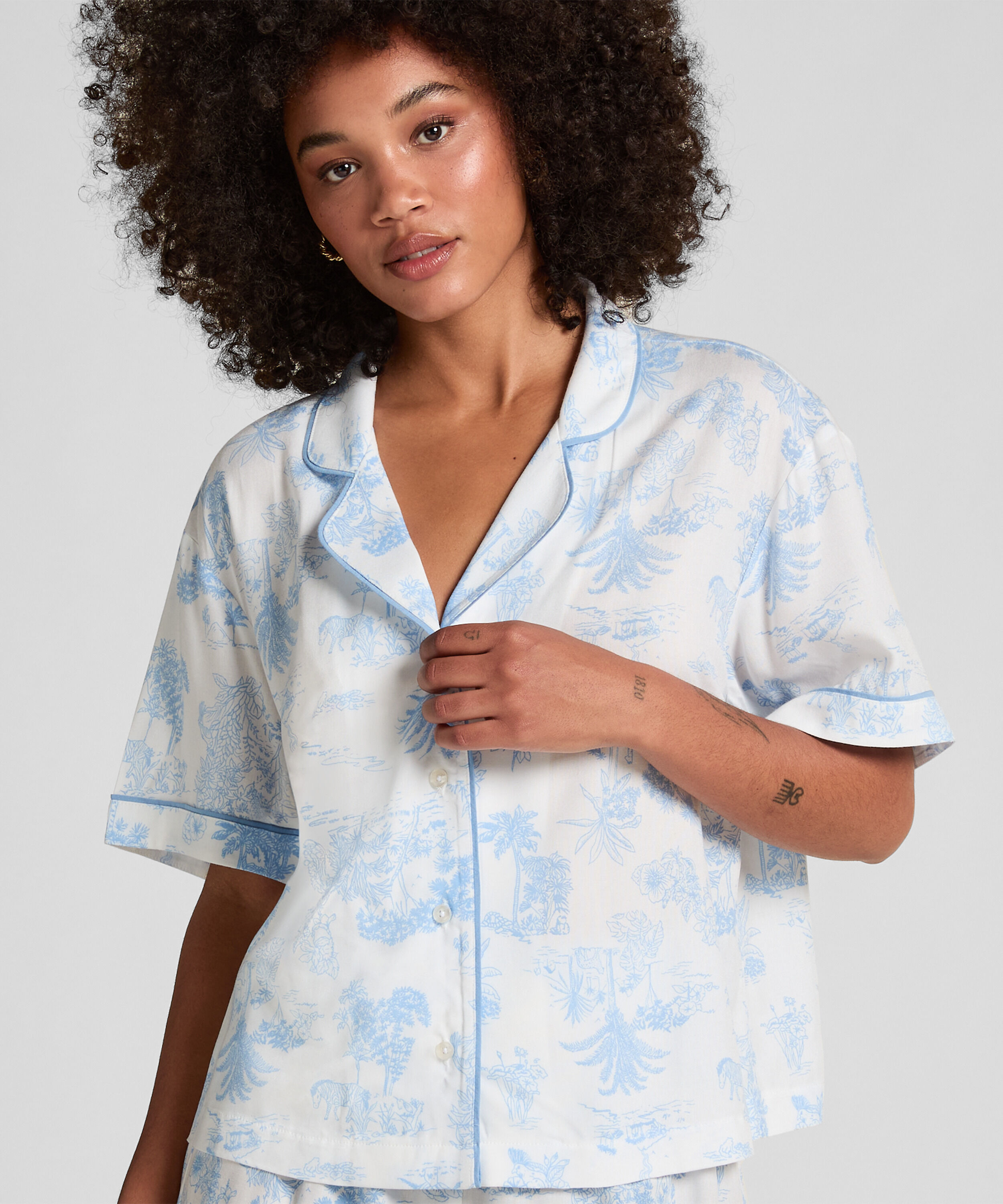 Jacket Short Sleeves Woven