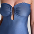 Sardinia Bandeau Bathinsuit, Blue