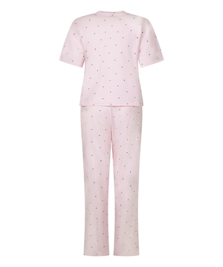 Pyjama Set Cotton Print, Pink
