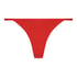 Invisible Stripe Mesh Thong, Red