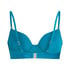 Aqua Non-Padded Underwired Bikini Top, Green