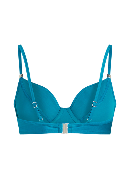 Aqua Non-Padded Underwired Bikini Top, Green