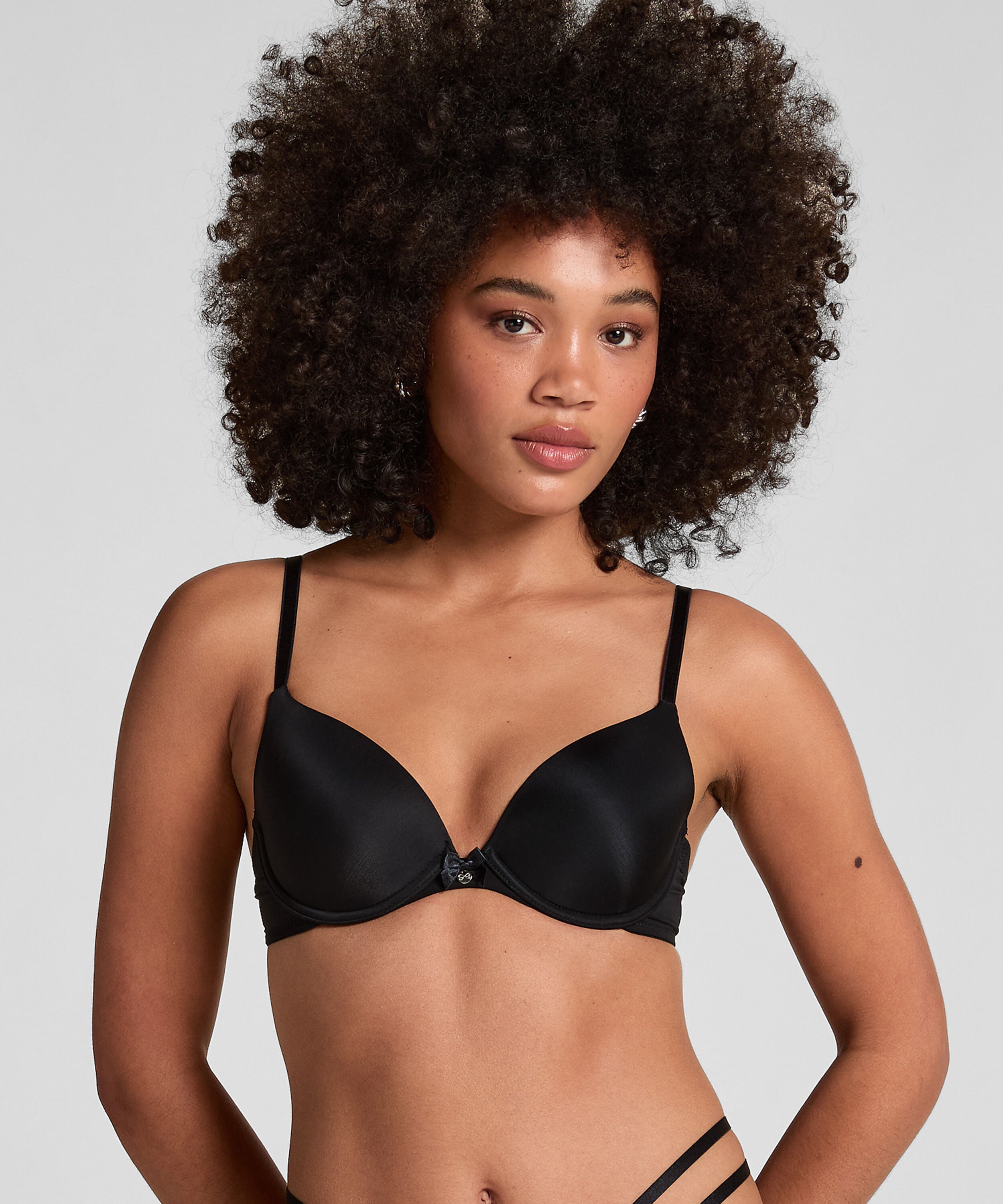 2-Pack Padded Underwired Bra, Black
